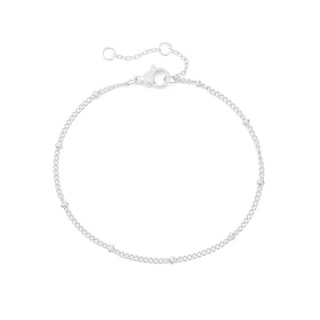 Stainless Steel Titanium Steel Bead Bracelet - Wholesale No Fade Color Chain for Men and Women