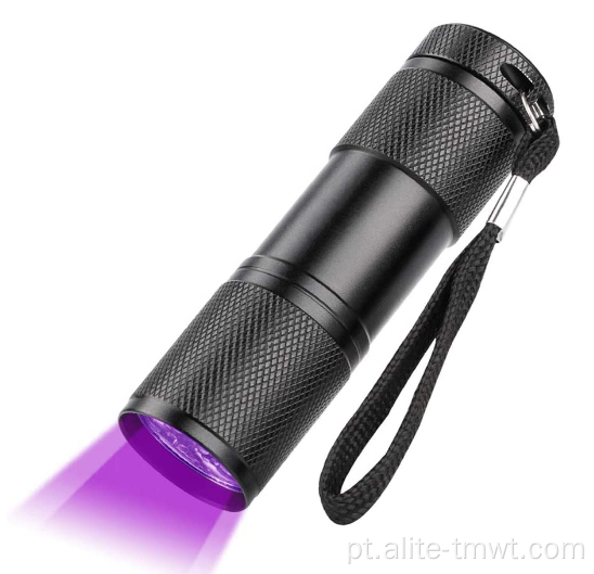 9LED Powful Mini Emergency UV Lanterna Cão