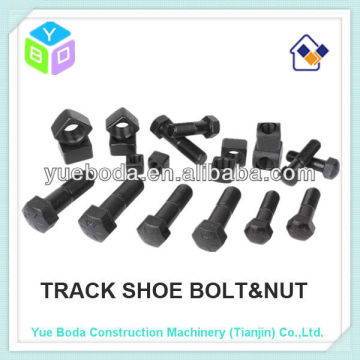 track bolt and nut for excavator,bulldozer,crane,etc.                        
                                                Quality Assured