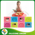 Kualiti yang tinggi bukan toksik silikon Baby Placemat Plate