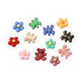 Mini Flatback Flower Nail Art Decor Artificial Animal Bear DIY Craft Slime Filler Phone Case Handmade Ornament