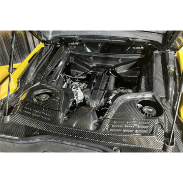 Carbonado Dry Carbon Fiber Engine Bay Interior para Maserati MC20 2020+