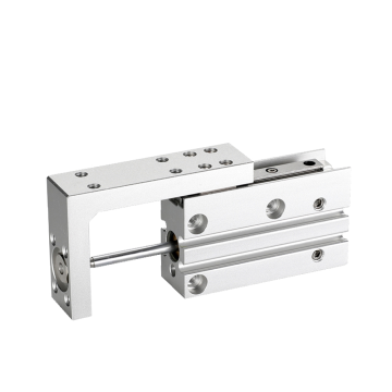 Compact Pneumatic Cylinder with Aluminum Air Slide and Precision Guide for Truck Usage