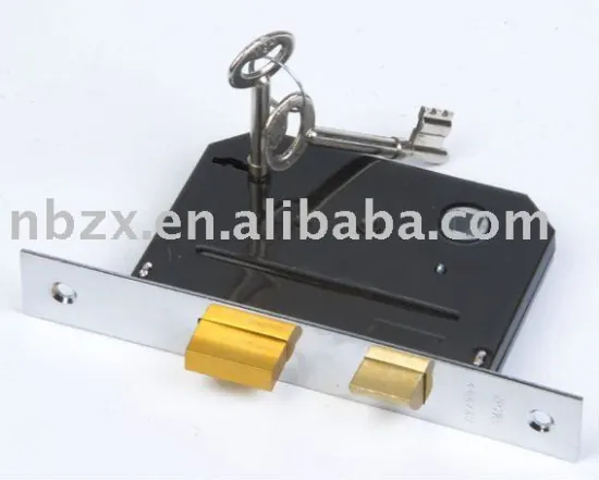 3" iron mortise door lock body, mortice door lock body