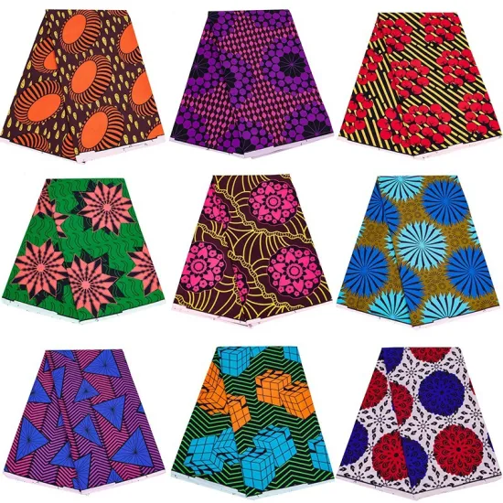 Wholesale 100% Polyester Kente Design Wax Printed African Print Fabrics - Including Ankara and African Fabric