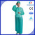 pp nonwoven safety disposable green Isolation Gown