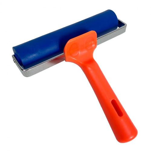 Flat applicator roller for latex paint