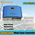 Hybrydowy wiatrowy sterownik Solar Solar Dumpload LCD