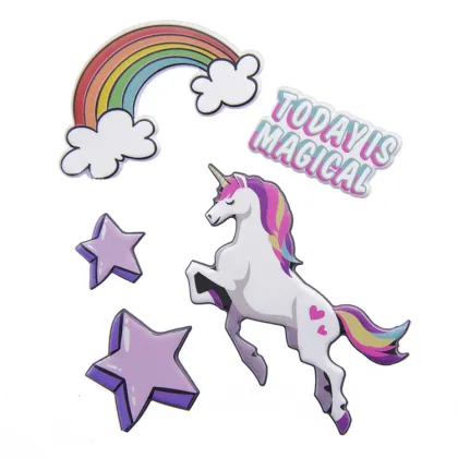 Customizable 3D Cartoon PVC Kids Foam Puffy Stickers: Personalized Decor Solutions