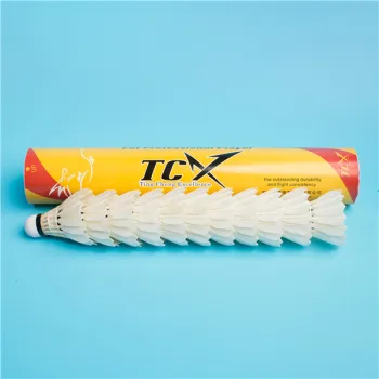 TCX4000 Custom OEM Logo Duck Feather Badminton Shuttlecock for Southeast Asian Market