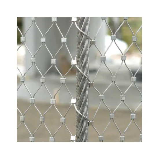 Direct Manufacturer Flexible Stainless Steel Animal Enclosure Fence for Parks and Zoos