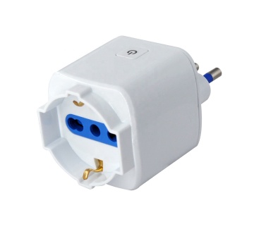 Smart WiFi Plug with 16A SCHUKO Multi-Adapter: Enhance Your Home Electronics with Wi-Fi Wall Socket Technology in Italy