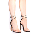 Высокий каблук сандалии лодыжки ремень женщины сандалии