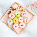 Resin cut donut charm collection for jewelry making