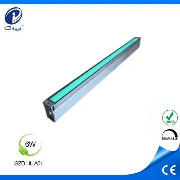 6W linear aluminum housing led outdoor underground light