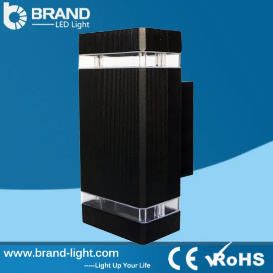 Aluminum High Quality 3 Years Warranty IP65 2*6W Up Down Outdoor LED 2 Ends Wall Light