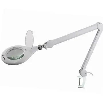 LED Magnifying Lamp with Stand for Reading, Hobbies, Crafts, and More
