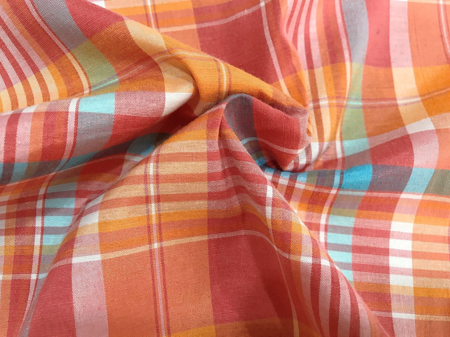 stretch Plaid fabric