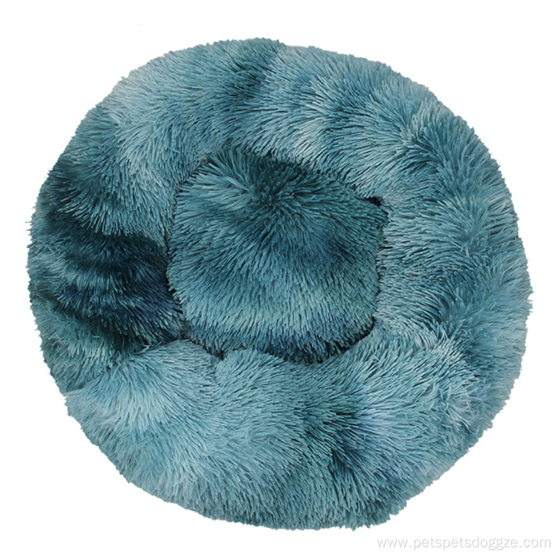 round washable multi color luxury dogs beds