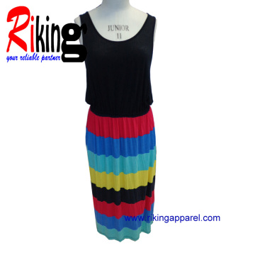 Fashion Ladies Garment Long Dress (RKD1377)