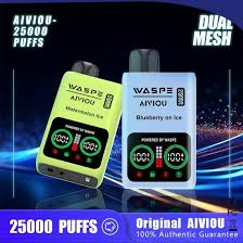 Waspe aiviou 25000 puffs cepat penghantaran vaper