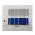 Kundenspezifische akzeptable Solarpanel Mini Cut Solarzelle