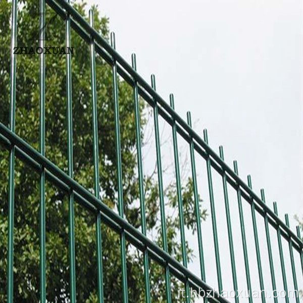 Recinzione a doppio filo rivestito in polvere galvanizzata ad alta sicurezza
