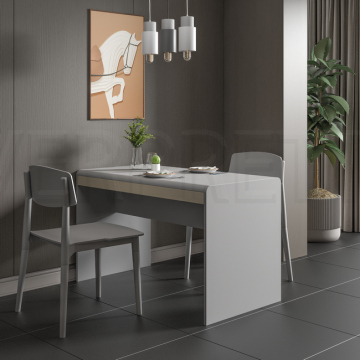 Wooden Simple Canteen Dining Table and Chair for Home Apartment Furniture