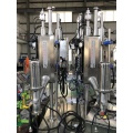 Juice liquid nitrogen injection system for bottles/cans