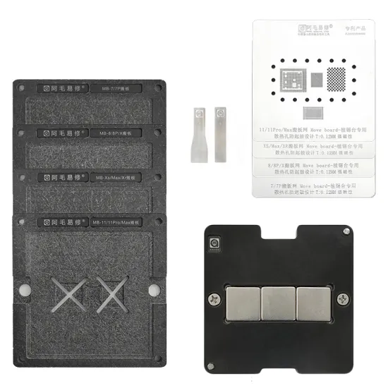 Amaoe BGA Reballing Stencil Kit for iPhone 7/8/XS/XR/Pro/Max Repair
