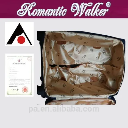2015 Business Fashion Fabric Trolley Case Luggage Sets ; EVA luggage sets/bag