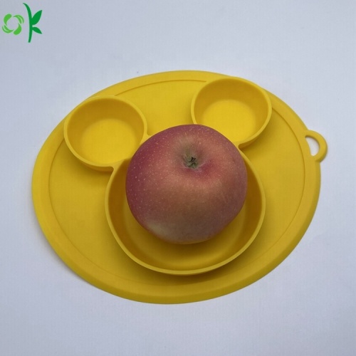 Food Grade Silicone Baby Dinner Plates