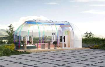 PC Crystal Bubble Dome House For Resorts