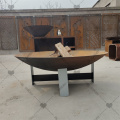 Corten Steel Backyard Patio Fire Bowl للبيع