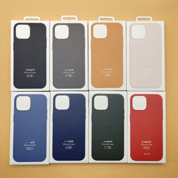 Original Factory Magnetic Wireless Charging Shockproof Silicone Case for iPhone 16/15 Pro Max/14/13/12/11
