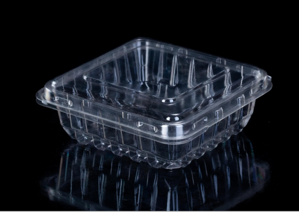 Caja de plástico almeja con arándano