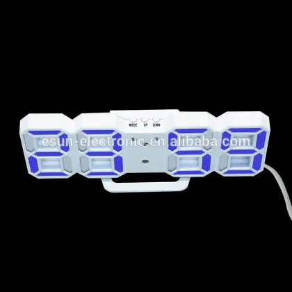 Smart 3D LED Modern Wall Alarm Clock