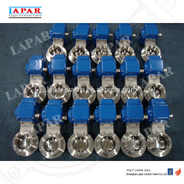 LAPAR Electric Sanitary Butterfly Valve