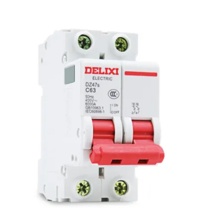 DELIXI Mini Air Breaker Switch 1P 10A to 63A for DIY Smart Home Automation