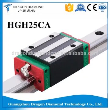 Taiwan Hiwin linear bearing guide rail slider block HGH25CA for CNC wood router