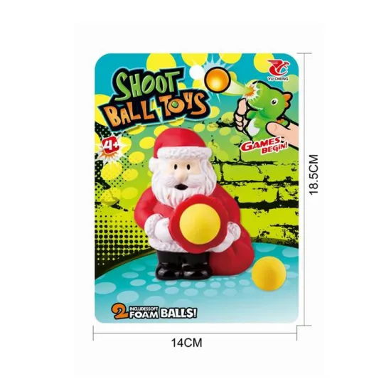 Christmas Toys: EPT $1 Dollar Promotion - Explore the Fun with Santa Gunner Shooter Toy and Novelty Vinyl Eva Ball