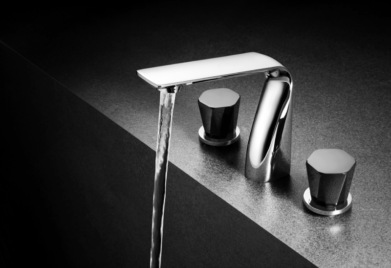 double lever basin faucet