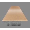 Metallisches Messing Gold Aluminiumblech Platte 1.6mm Plate