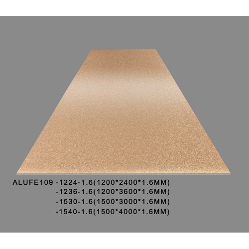 Metallic Brass Gold Aluminum sheet Plate 1.6mm