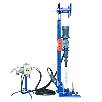 Electric & pneymatic DTH drilling machine