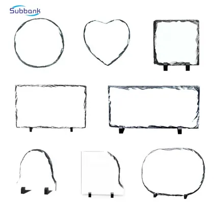 Wholesale Sublimation Rock Slate Plaques - Stone Mix Size Crafts