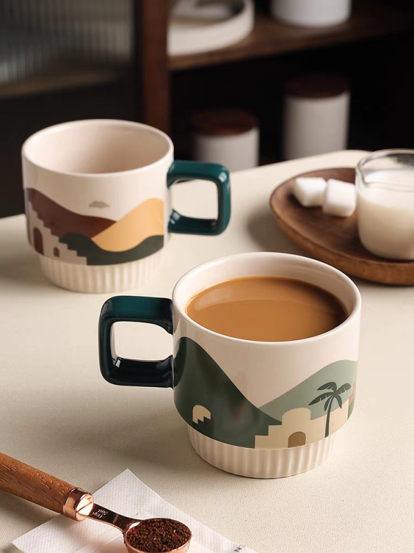 Scenery - Inspired Ceramic Mugs Set