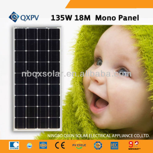 135W solar panel Solar module for outdoor using