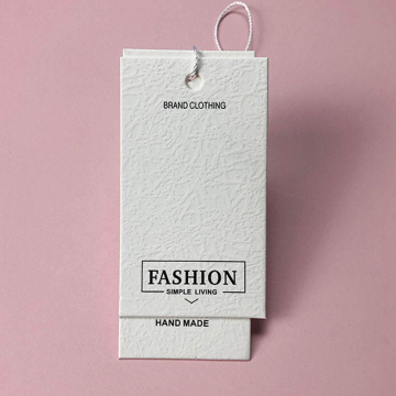 Vêtements de logo de marque privée personnalisés accrocher des étiquettes et des étiquettes de taille