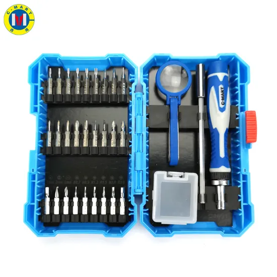 C-Mart 31-Piece Precision Tool Set: Comprehensive Kit for Electronics, Computer, Watch, and Household Repair
